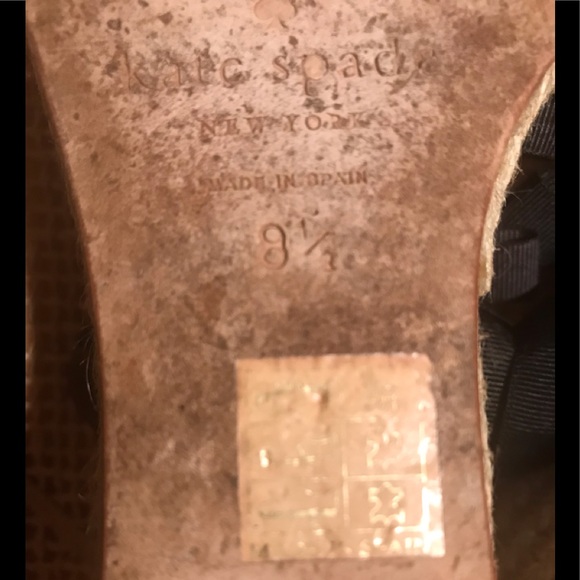 NEW KATE SPADE SZ8.5 WEDGE SANDALS - Picture 8 of 8